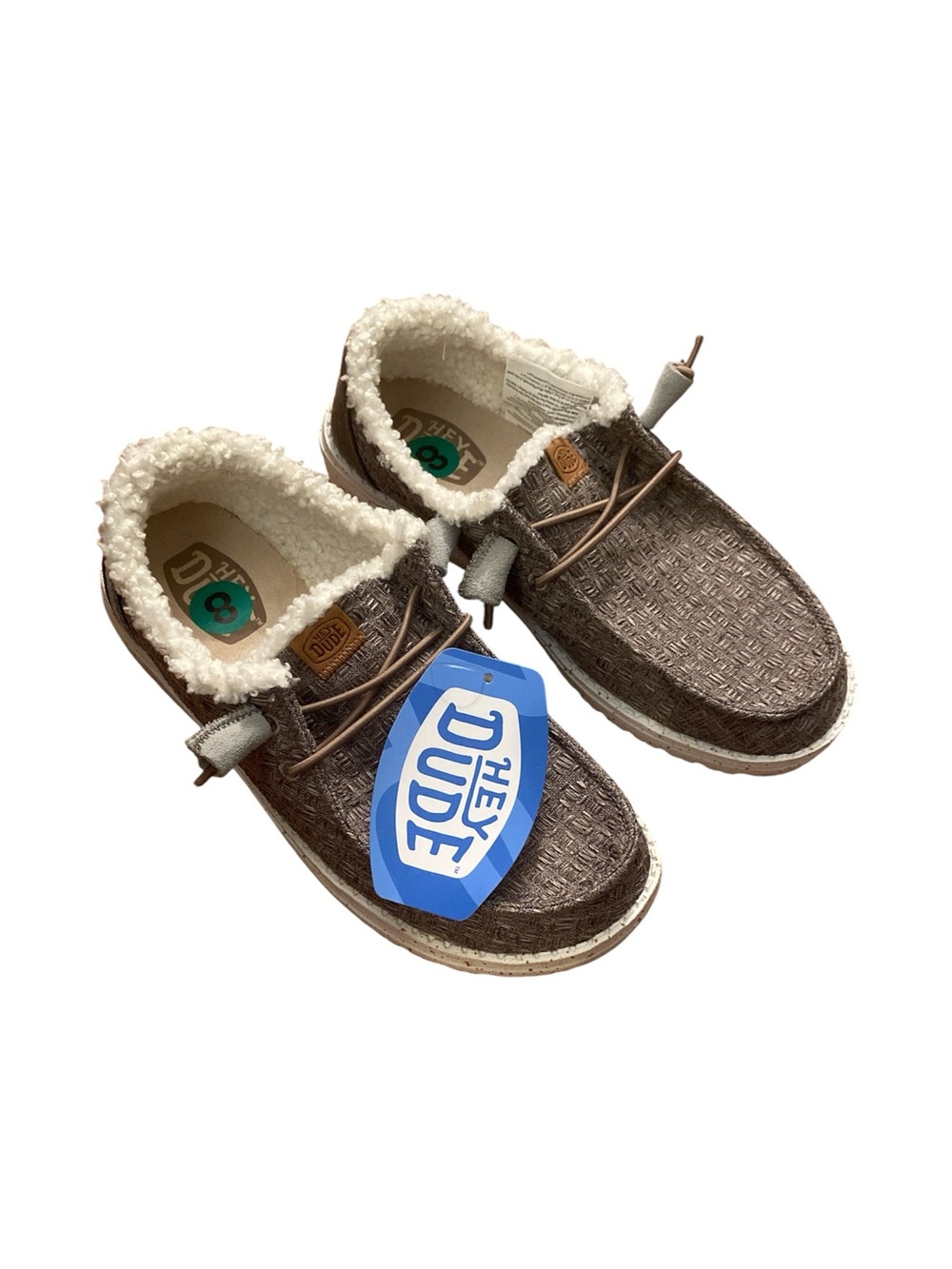 HEYDUDE Wendy Warmth Brown Sherpa Slip-On Women’s Shoes